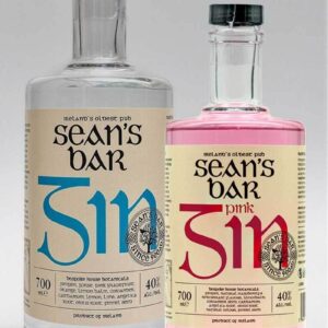 Regular Gin and Pink Gin Bottles