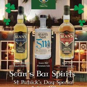 Seans Bar Patricks Day Sepcial